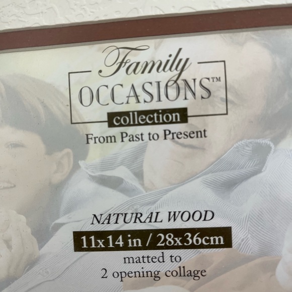 NEW LIGHT BROWN WOODEN WALL FRAME 11”x14” - Picture 4 of 4